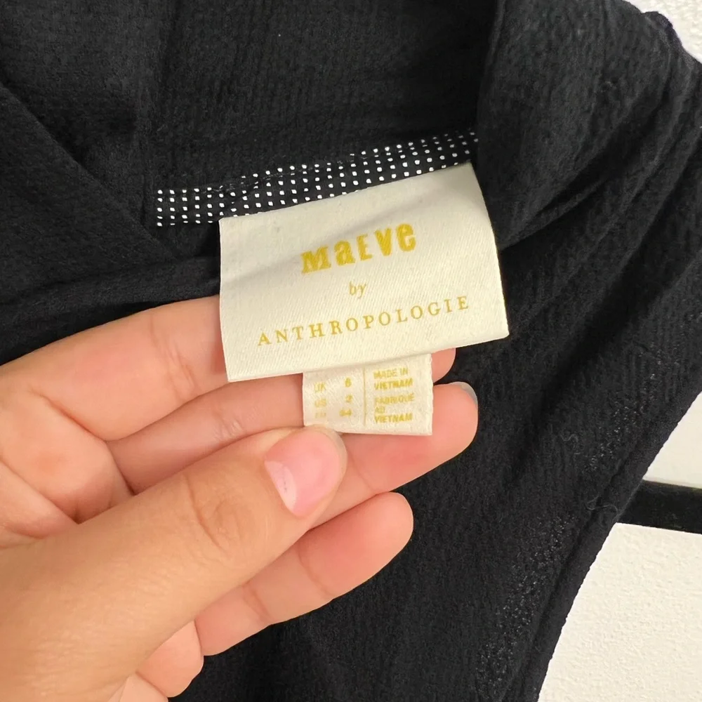 Anthropologie Maeve black top - Picture 3 of 4